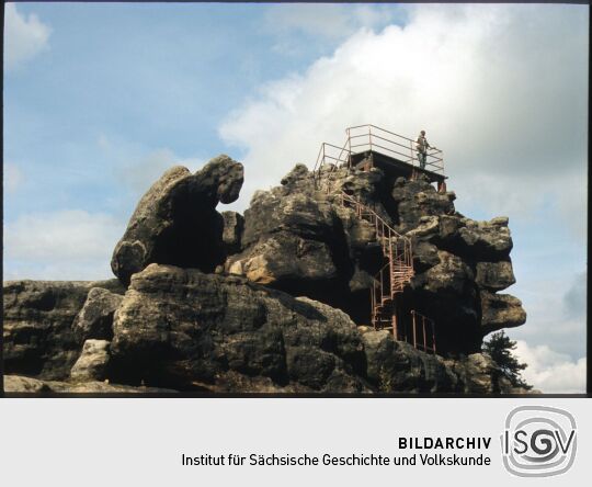 Gipfel des Töpfer im Zittauer Gebirge