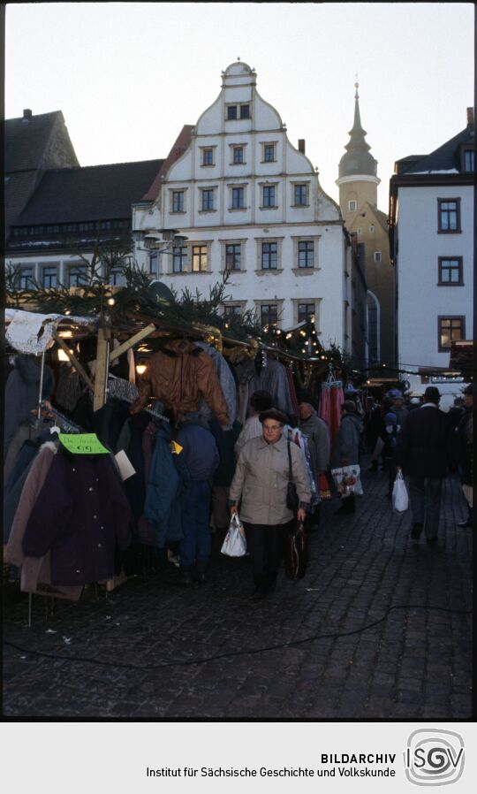 Weihnachtsmarkt auf dem Freiberger Obermarkt