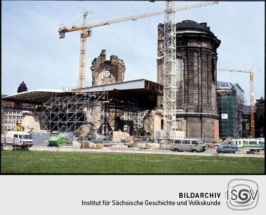 Ansicht der Altstadt in Dresden