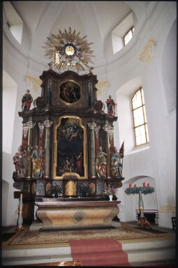 Bild: Altar der Kiche Mariä Himmelfahrt in Schirgiswalde 1996