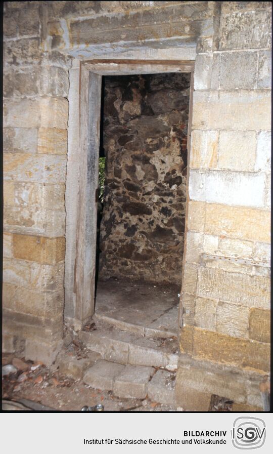 Innenraum (Wahrscheinlich Eremitage) auf dem Borsberg