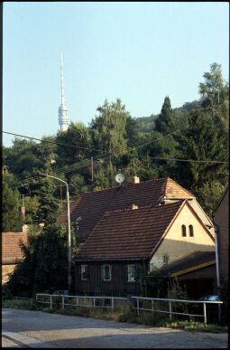 Bild: Blick zum Fernsehturm in Dresden-Wachwitz
