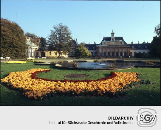 Ansicht von Schloss Pilnitz