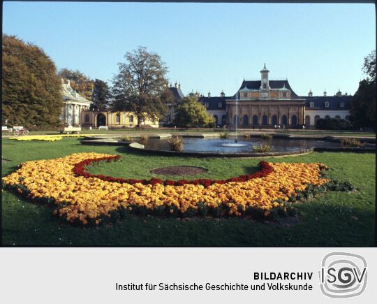 Ansicht von Schloss Pilnitz