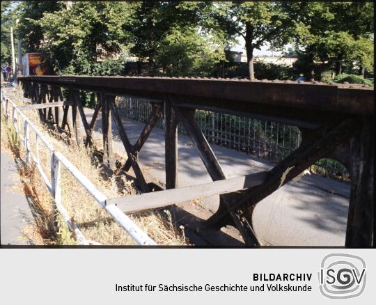 Gußeiserne Brücke über die Weißeritz an der Bienertstraße