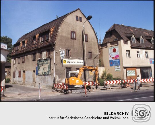 Gaststätte Englischer Garten an der Dresdner Straße in Freital