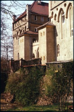 Bild: Ostfassade von Schloss Seifersdorf 1986