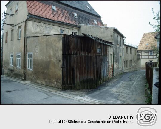 Rückwärtige Anbauten am Gebäude Polzenberg 15 in Pulsnitz