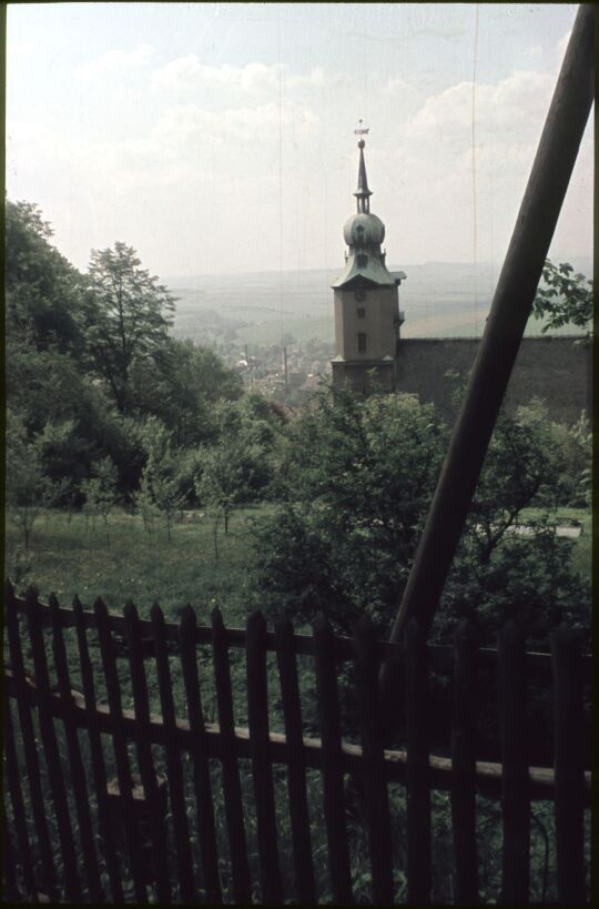 Blick zur Kirche St. Christophori in Hohenstein-Ernstthal