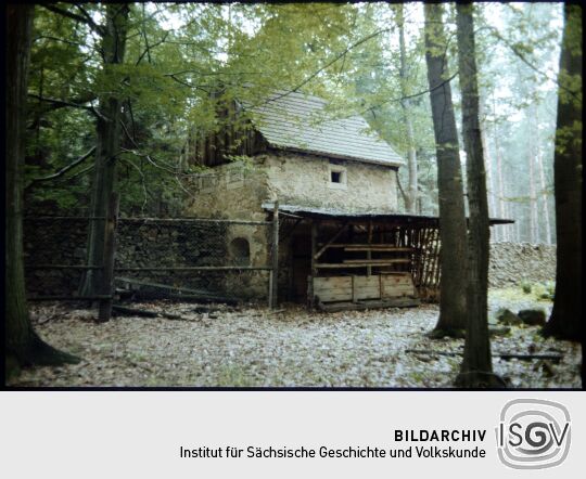 Gerätehaus des Langebrücker Saugartens in der Dresdner Heide