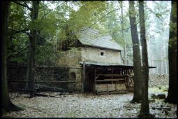 Bild: Gerätehaus des Langebrücker Saugartens in der Dresdner Heide
