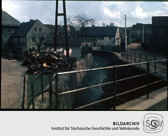 Blick auf den Lockwitzbach in Reinhardtsgrimma