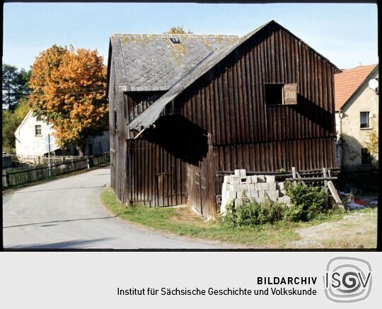 Holzscheune in Sachsgrün