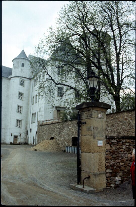 Blick in den Hof von Schloss Bärenstein