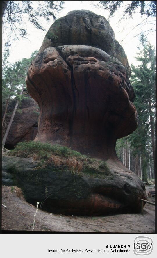 Felsformation Kelchstein im Zittauer Gebirge