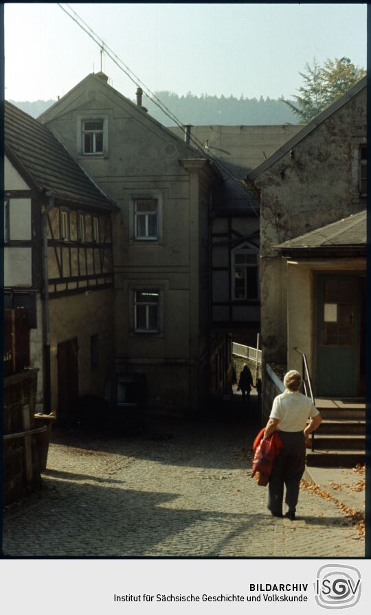 Blick zur Mühle Schmilka