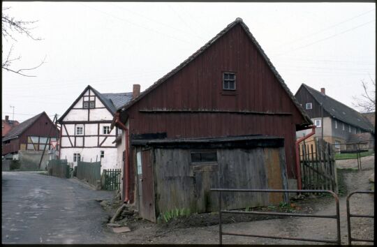 Gebäude am Mühlweg in Georgewitz