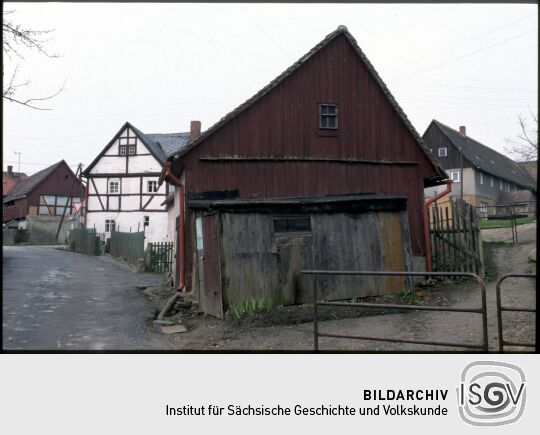 Gebäude am Mühlweg in Georgewitz