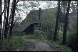Bild: Fachwerkgebäude im Dubringer Moor (?)