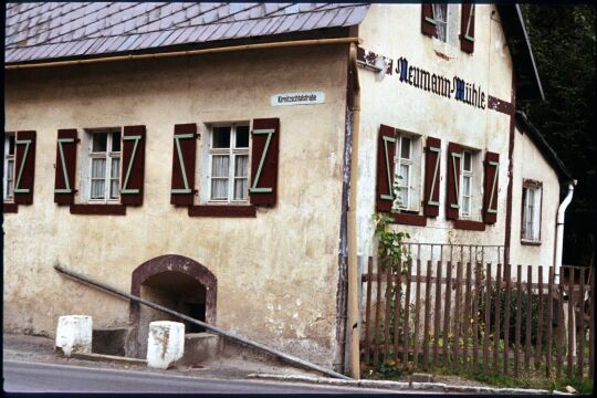 Die Neumannmühle im Kirnitzschtal in der Sächsischen Schweiz