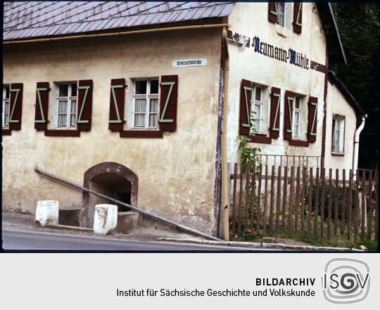 Die Neumannmühle im Kirnitzschtal in der Sächsischen Schweiz