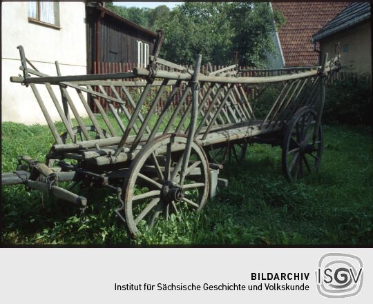 Pferdewagen in Lomnitz