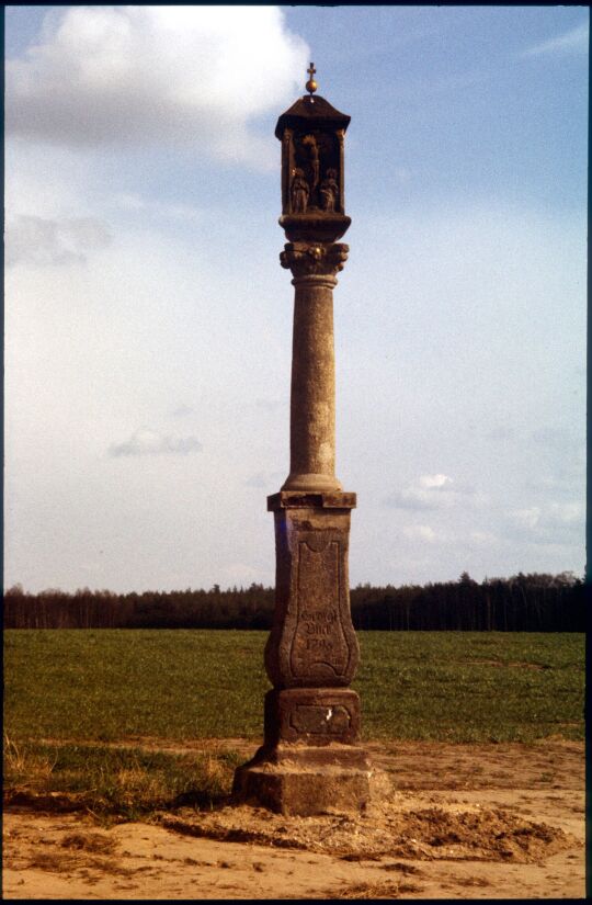 Bildstock aus dem Jahr 1790 in Zerna