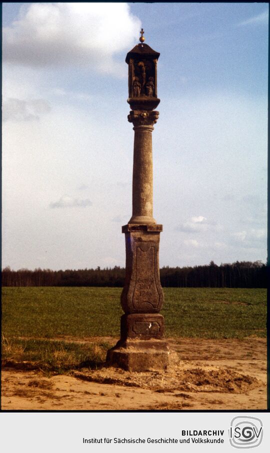 Bildstock aus dem Jahr 1790 in Zerna