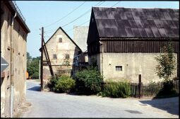 Bild: Hauptstraße in Niederlungwitz 1987