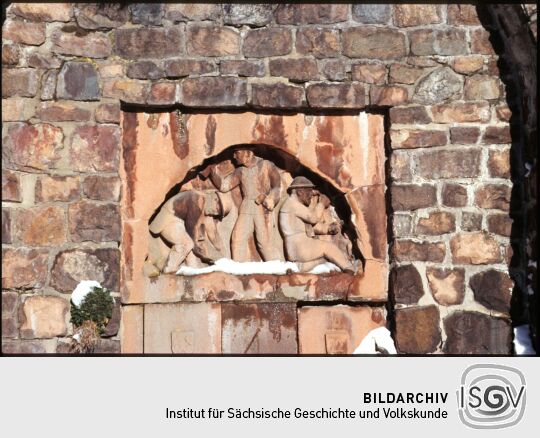 Bergmannsbrunnen an der Rathausstraße Altenberg