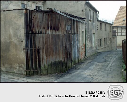 Rückwärtige Anbauten am Gebäude Polzenberg 15 in Pulsnitz