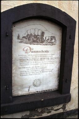 Bild: Infotafel der Dammschenke in Zittau