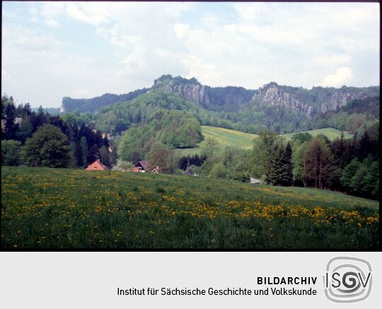 Sandsteinfelsen in der Sächsischen Schweiz