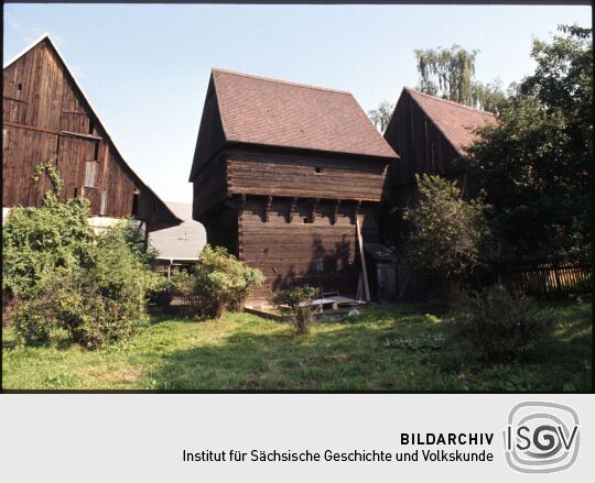 Blockspeicher eins Bauernhofs in Niederlungwitz