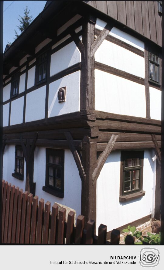 Fachwerkgebäude 'Eulenhaus', Glauchauer Straße St. Egidien