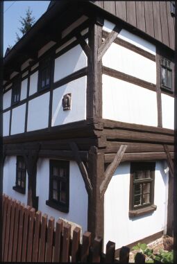 Bild: Fachwerkgebäude 'Eulenhaus', Glauchauer Straße St. Egidien