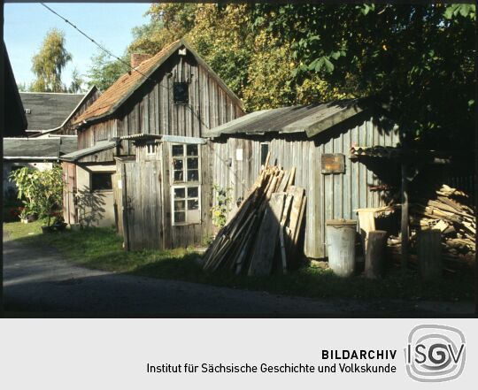 Holzschuppen in Sachsgrün