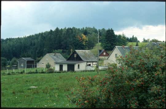 Blick auf Tiefenbrunn im Vogtland
