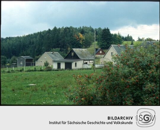 Blick auf Tiefenbrunn im Vogtland