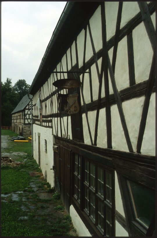 Fachwerkscheunen am Alten Gut in Weischlitz