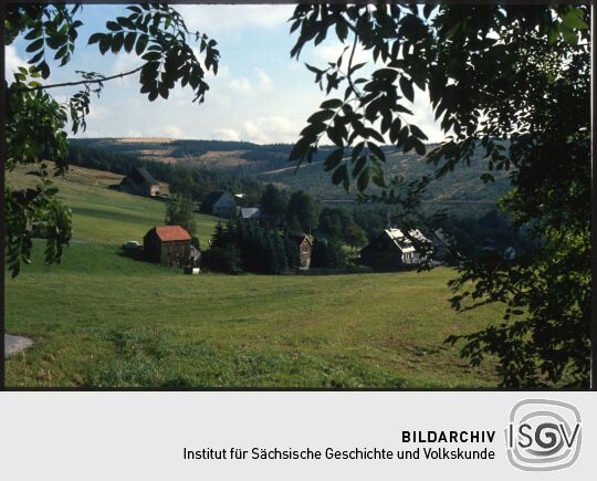 Blick auf Hammerunterwiesenthal