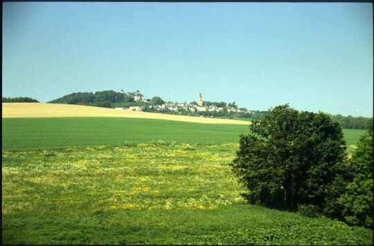 Blick nach Augustusburg