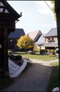 Bild: Gebäudenesemble des Freilichtmuseums Landwüst