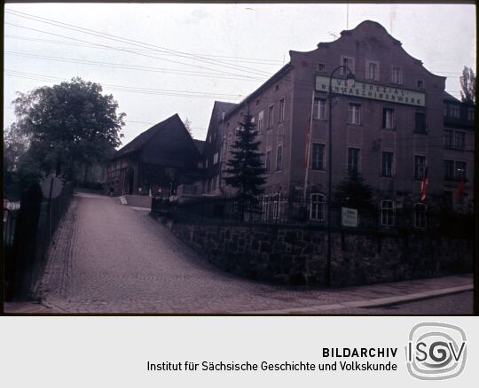 Fabrik des VEB Spezial-Nähmaschinenwerk in Oberfrohna