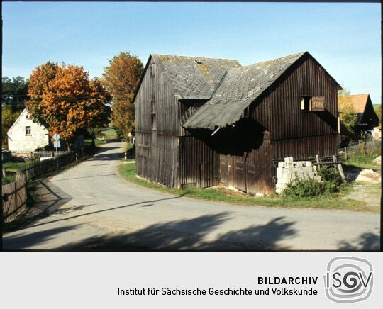 Holzscheune in Sachsgrün