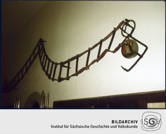 Strickleiter des Altenburger Prinzenraub im Freibeger Rathaus