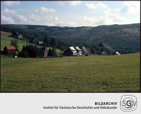 Blick auf Hammerunterwiesenthal