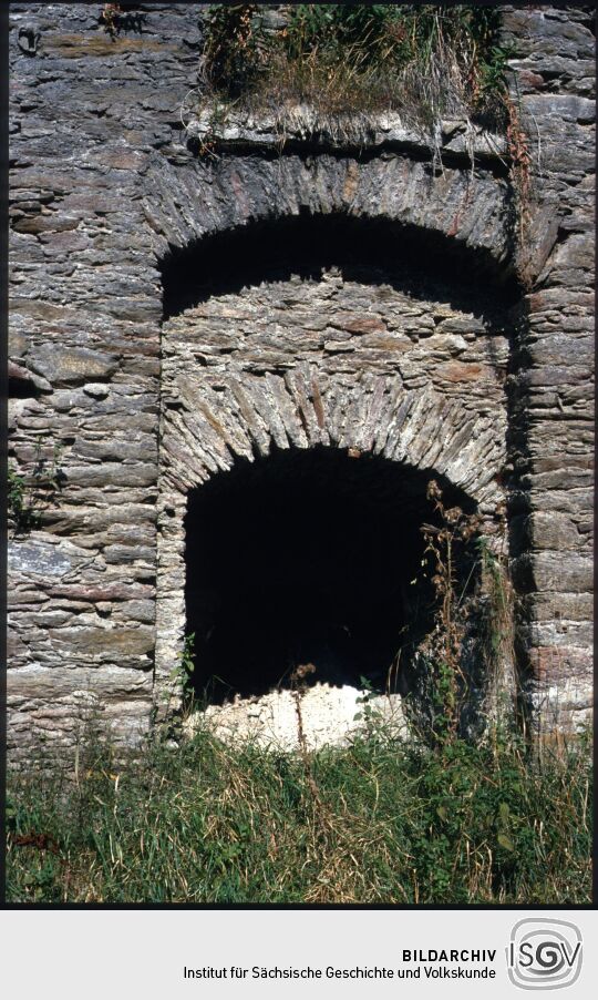 Detailaufnahme des Kalkofens in Hammerunterwiesenthal