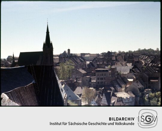 Blick von Schloss Leisnig