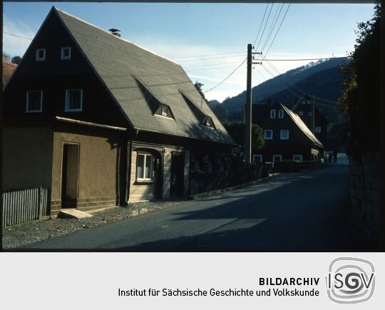 Ortsansicht von Waltersdorf 1992